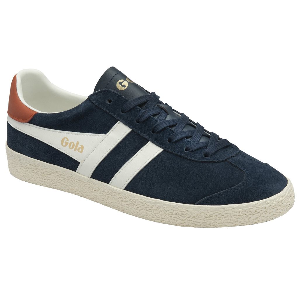 Gola Classics Medallist Sneakers Granatowe Białe Pomarańczowe Polska | 3750FOJDA