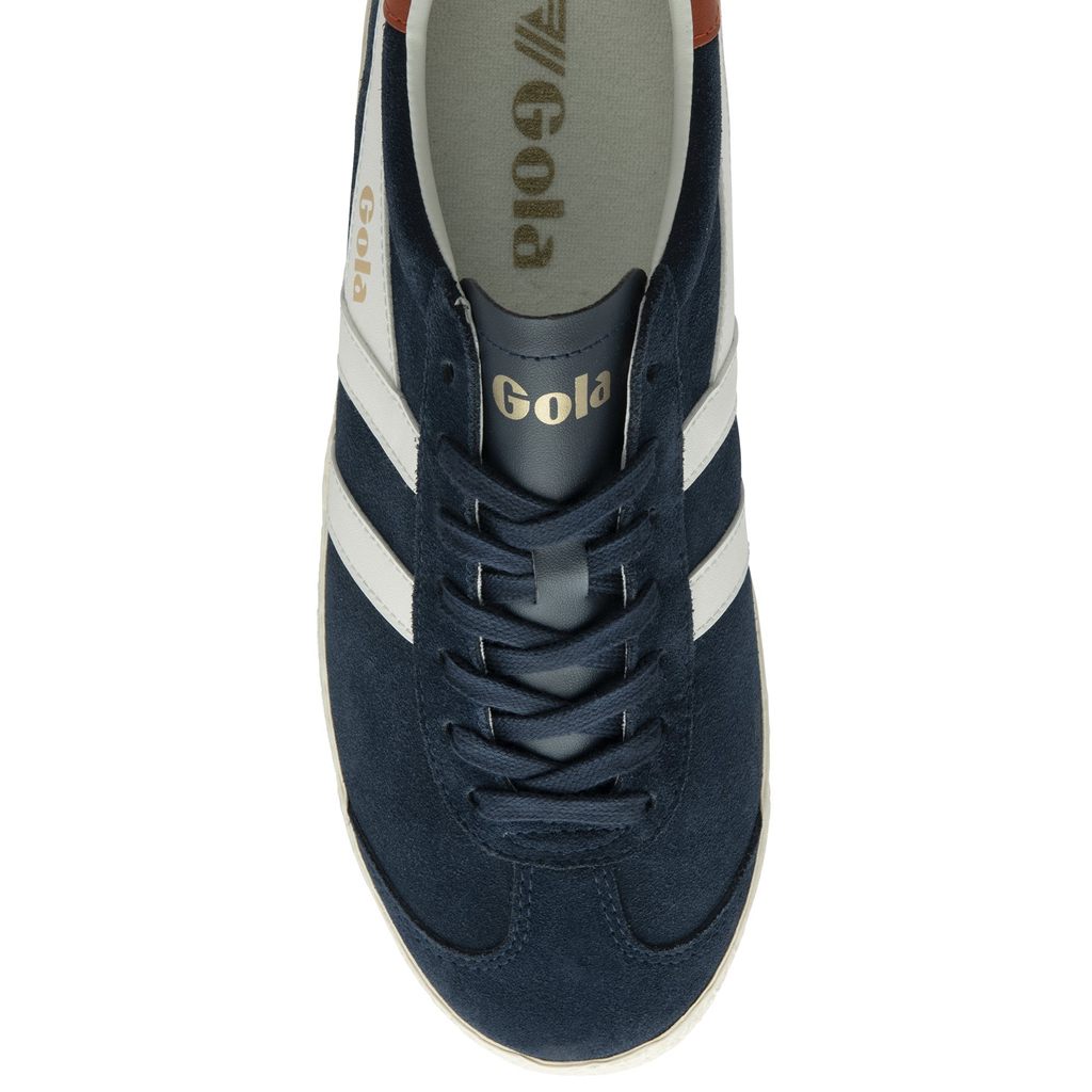 Gola Classics Medallist Sneakers Granatowe Białe Pomarańczowe Polska | 3750FOJDA