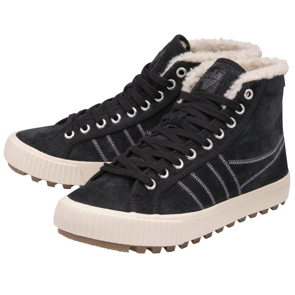 Gola Classics Nordic High Plimsolls Shoes Czarne Polska | 7406WKYOH