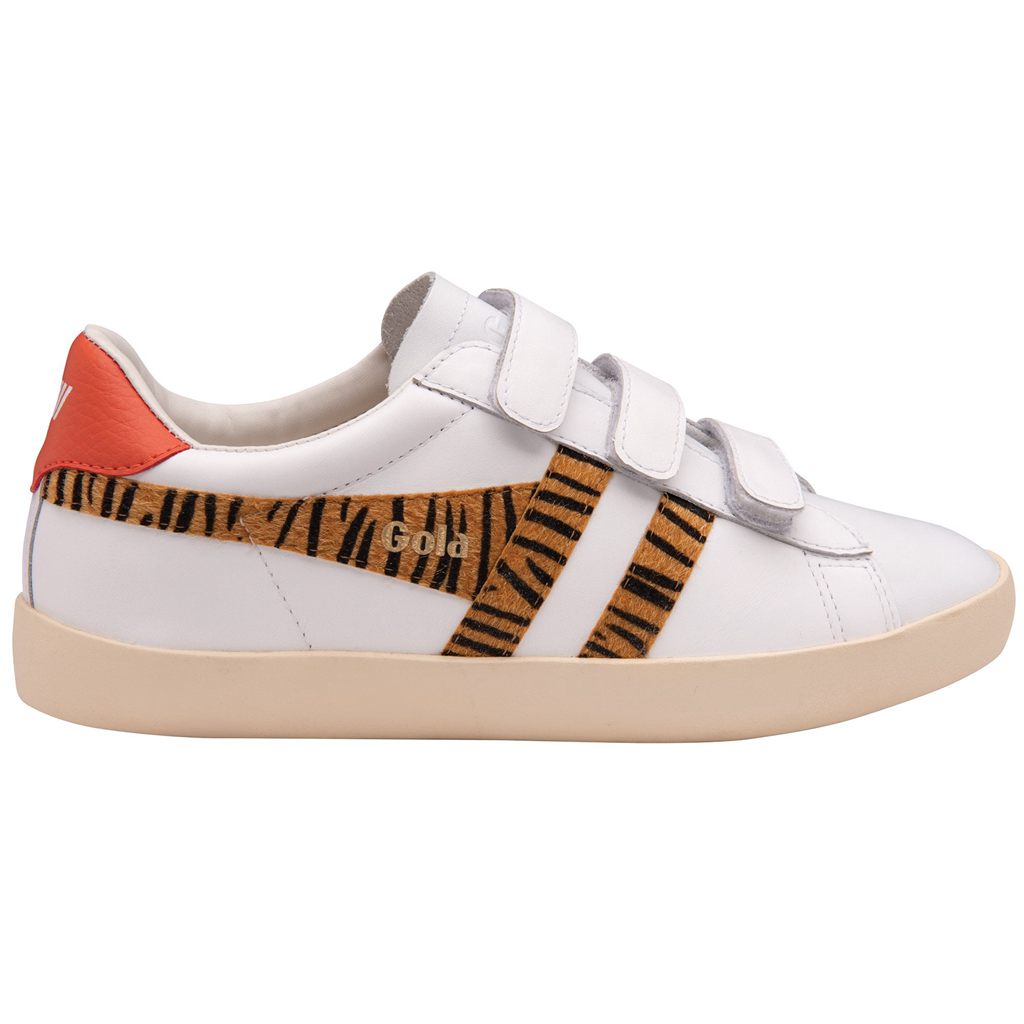 Gola Classics Nova Strap Safari Sneakers Białe Koralowe Polska | 5423YCJGK