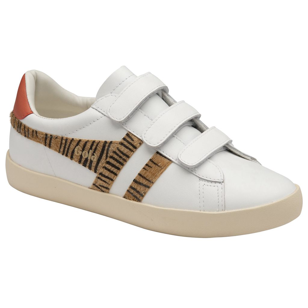 Gola Classics Nova Strap Safari Sneakers Białe Koralowe Polska | 5423YCJGK