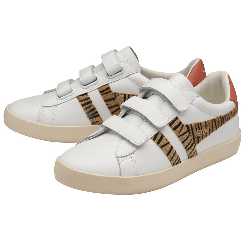 Gola Classics Nova Strap Safari Sneakers Białe Koralowe Polska | 5423YCJGK