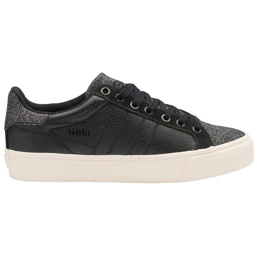 Gola Classics Orchid II Glitter Sneakers Czarne Polska | 4097GITWH