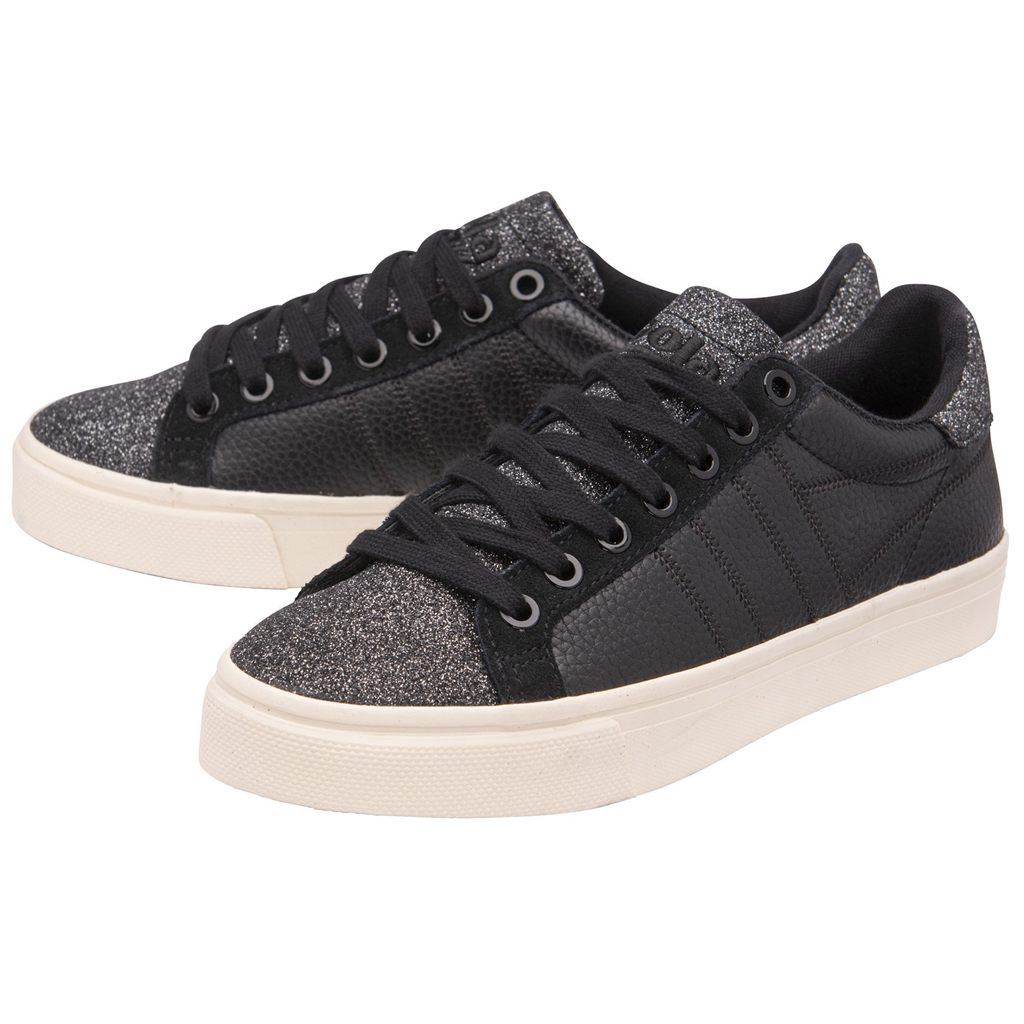 Gola Classics Orchid II Glitter Sneakers Czarne Polska | 4097GITWH