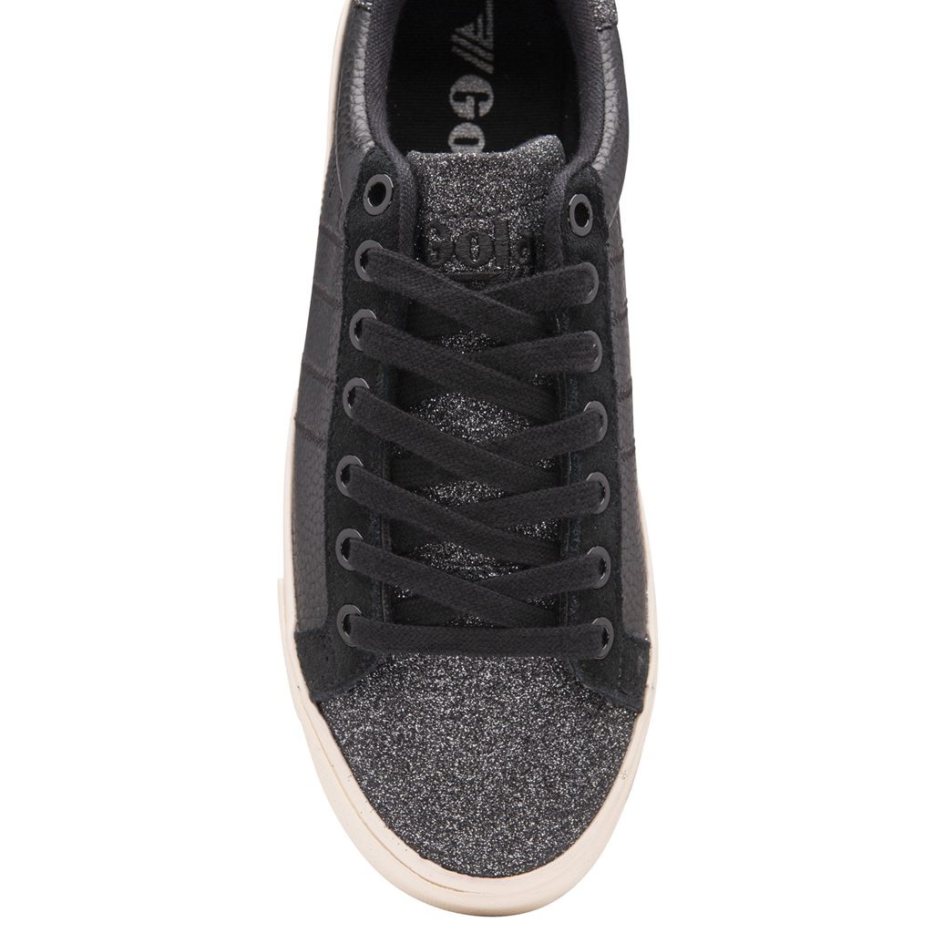 Gola Classics Orchid II Glitter Sneakers Czarne Polska | 4097GITWH