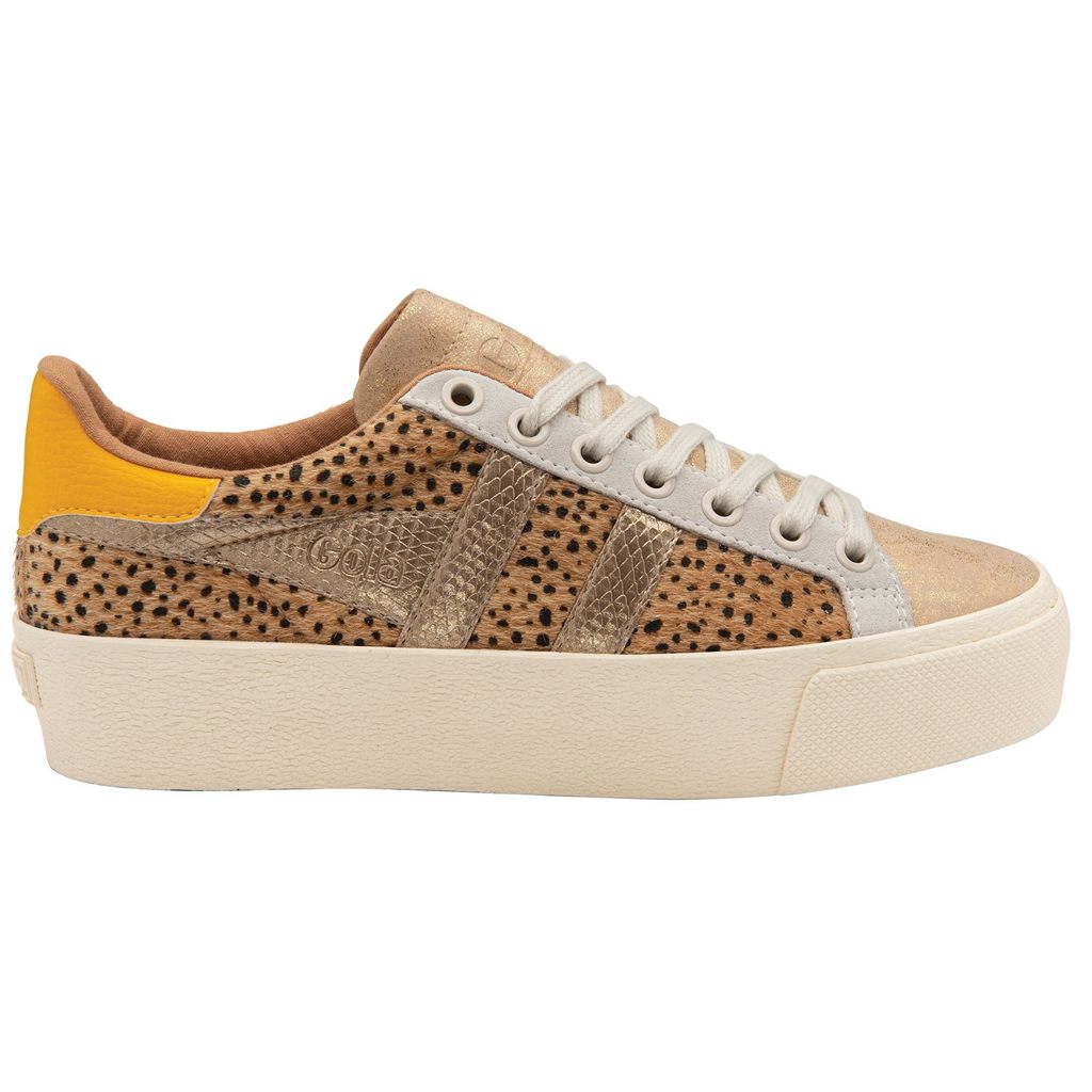 Gola Classics Orchid Platform Tropic Sneakers Złote Polska | 8145SMHXB
