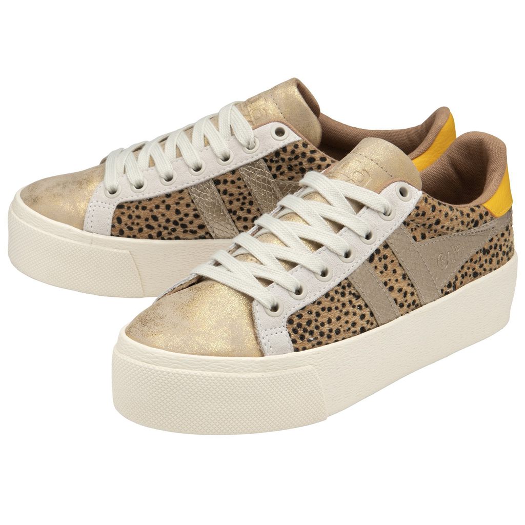 Gola Classics Orchid Platform Tropic Sneakers Złote Polska | 8145SMHXB