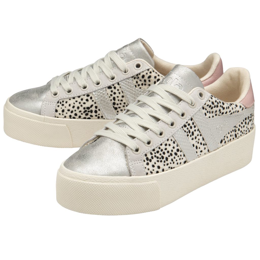 Gola Classics Orchid Platform Tropic Sneakers Srebrne Polska | 2594FETMC