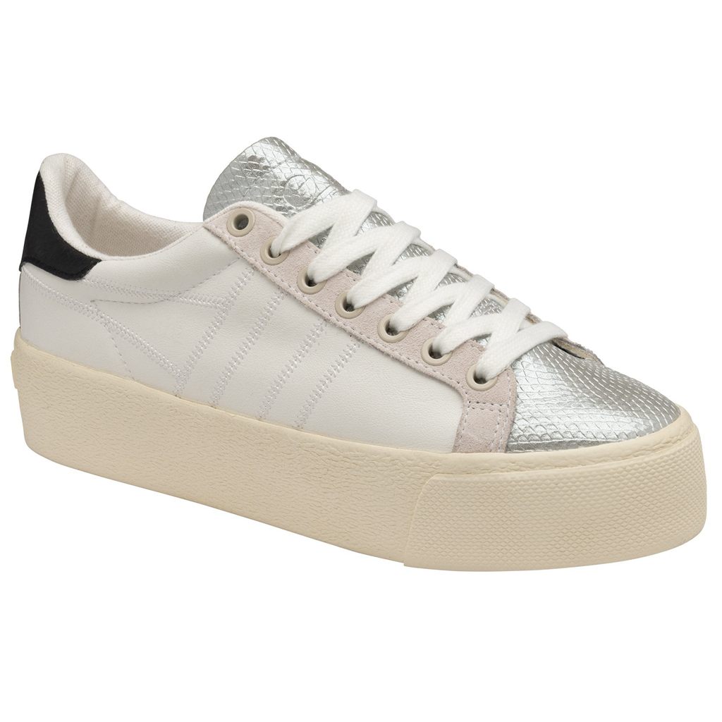 Gola Classics Orchid Platform Viper Sneakers Białe Srebrne Polska | 4218OUTVN
