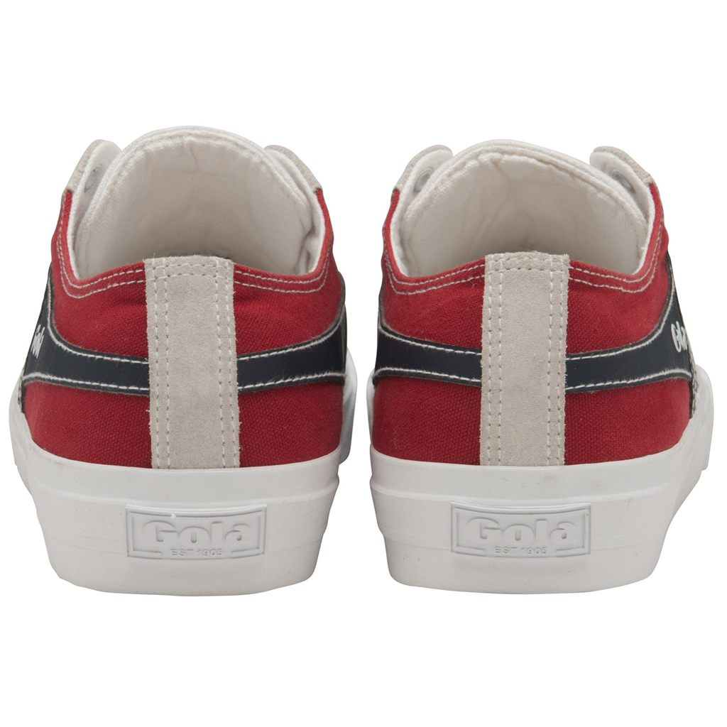 Gola Classics Quota II RWB Plimsoll Sneakers Białe Czerwone Granatowe Polska | 8751MOJUV