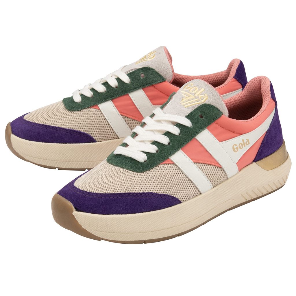 Gola Classics Raven Sneakers Koralowe Różowe Królewski Niebieski Fioletowe Polska | 5473TVLCD