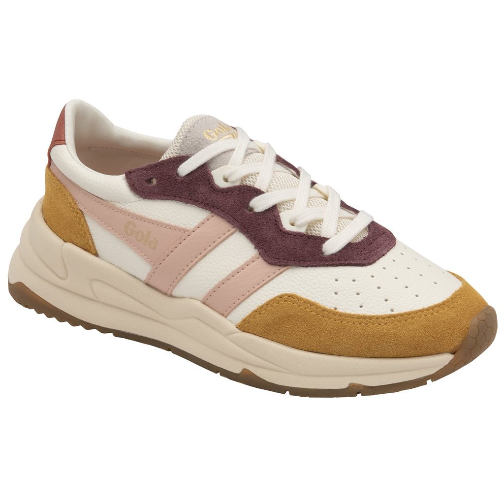 Gola Classics Saturn Quadrant Sneakers Białe Różowe Pomarańczowe Polska | 8204NBGMI