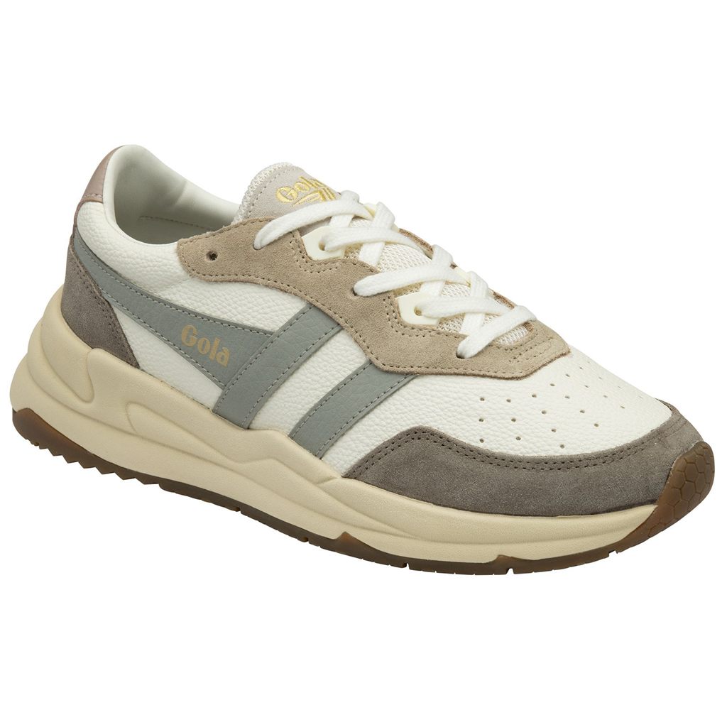 Gola Classics Saturn Quadrant Sneakers Białe Głęboka Szare Polska | 0693VLKWD