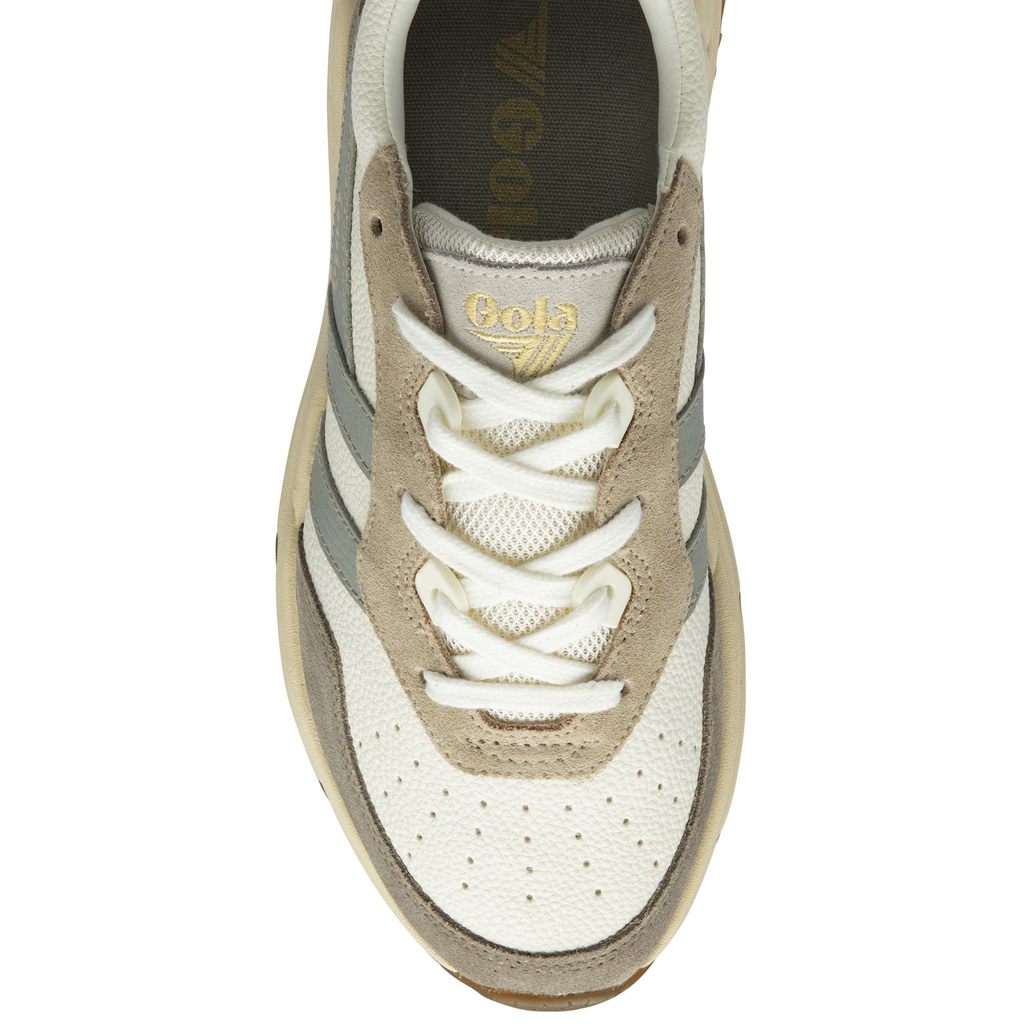 Gola Classics Saturn Quadrant Sneakers Białe Głęboka Szare Polska | 0693VLKWD