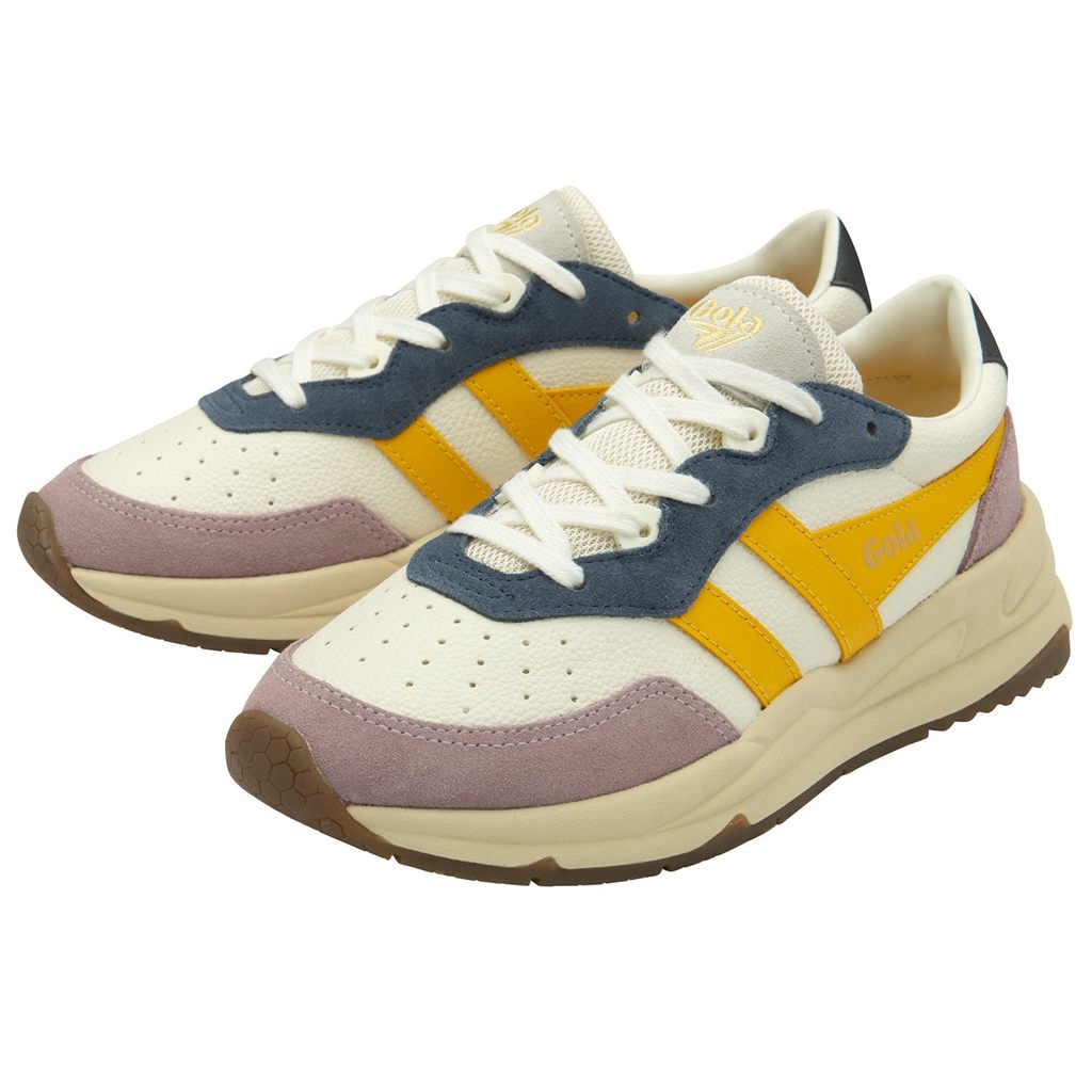 Gola Classics Saturn Quadrant Sneakers Białe Różowe Polska | 6275NYKFW