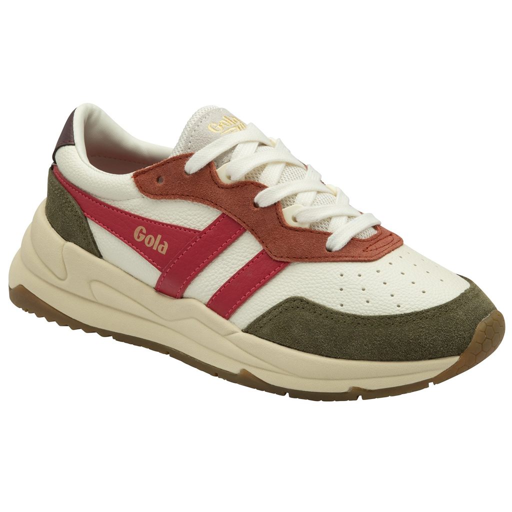 Gola Classics Saturn Quadrant Sneakers Białe Khaki Polska | 9236NQDYJ