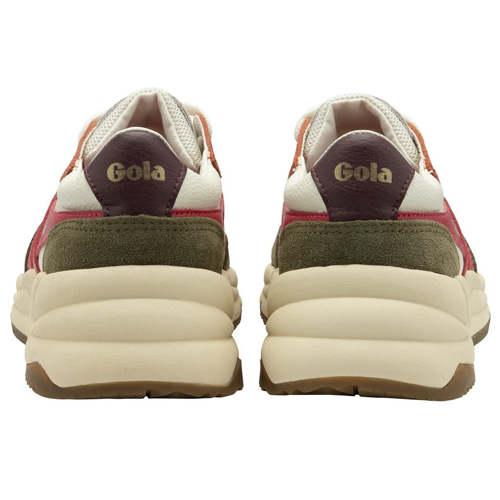 Gola Classics Saturn Quadrant Sneakers Białe Khaki Polska | 9236NQDYJ