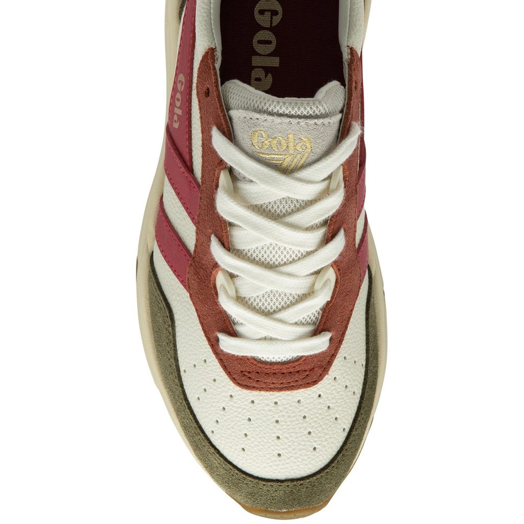 Gola Classics Saturn Quadrant Sneakers Białe Khaki Polska | 9236NQDYJ