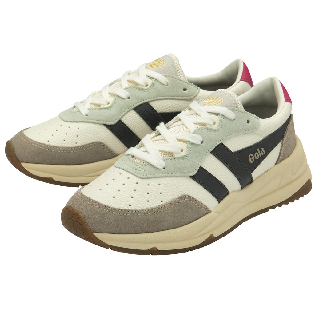 Gola Classics Saturn Quadrant Sneakers Białe Szare Polska | 5463RJIQZ