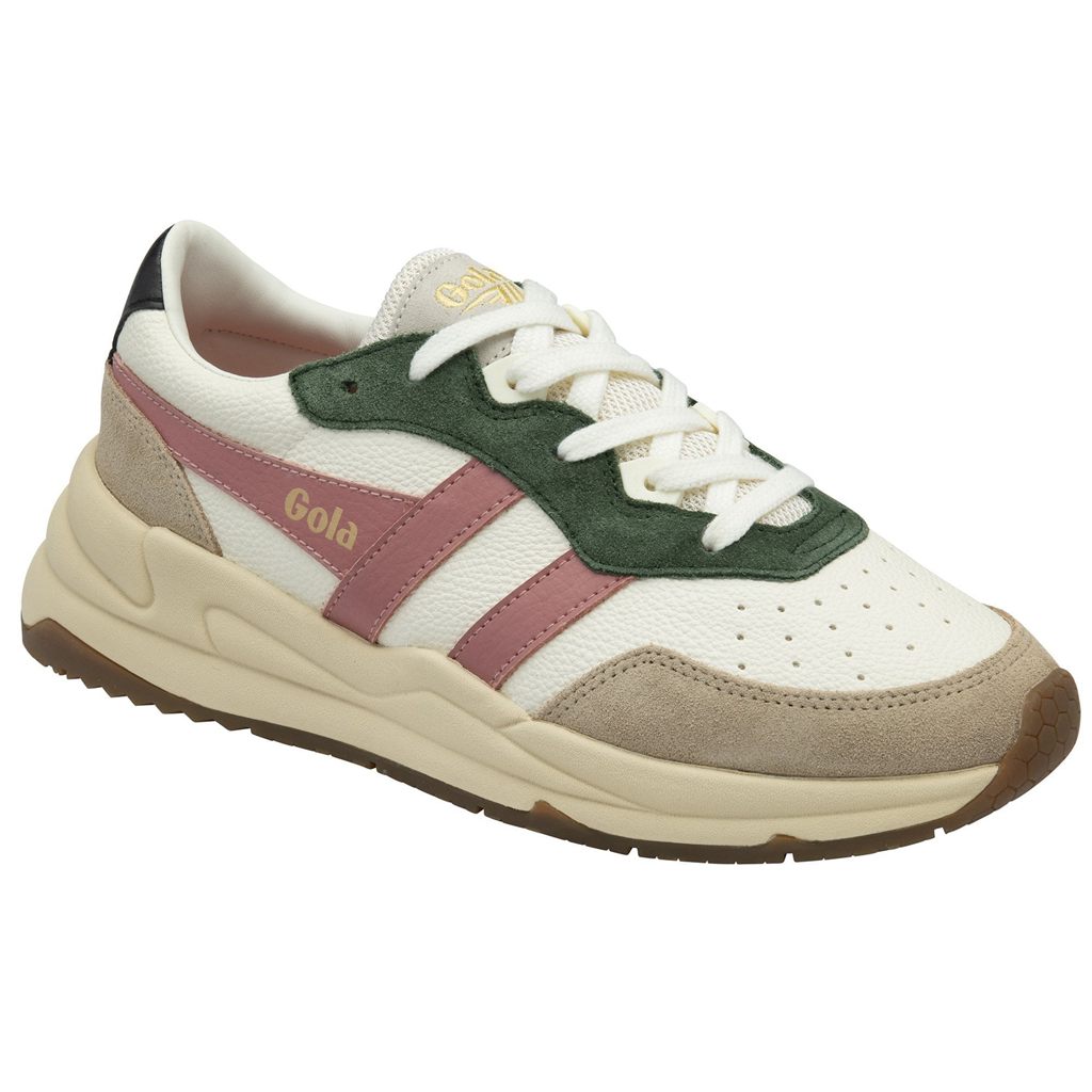 Gola Classics Saturn Quadrant Sneakers Białe Koralowe Różowe Polska | 3517XAKDI