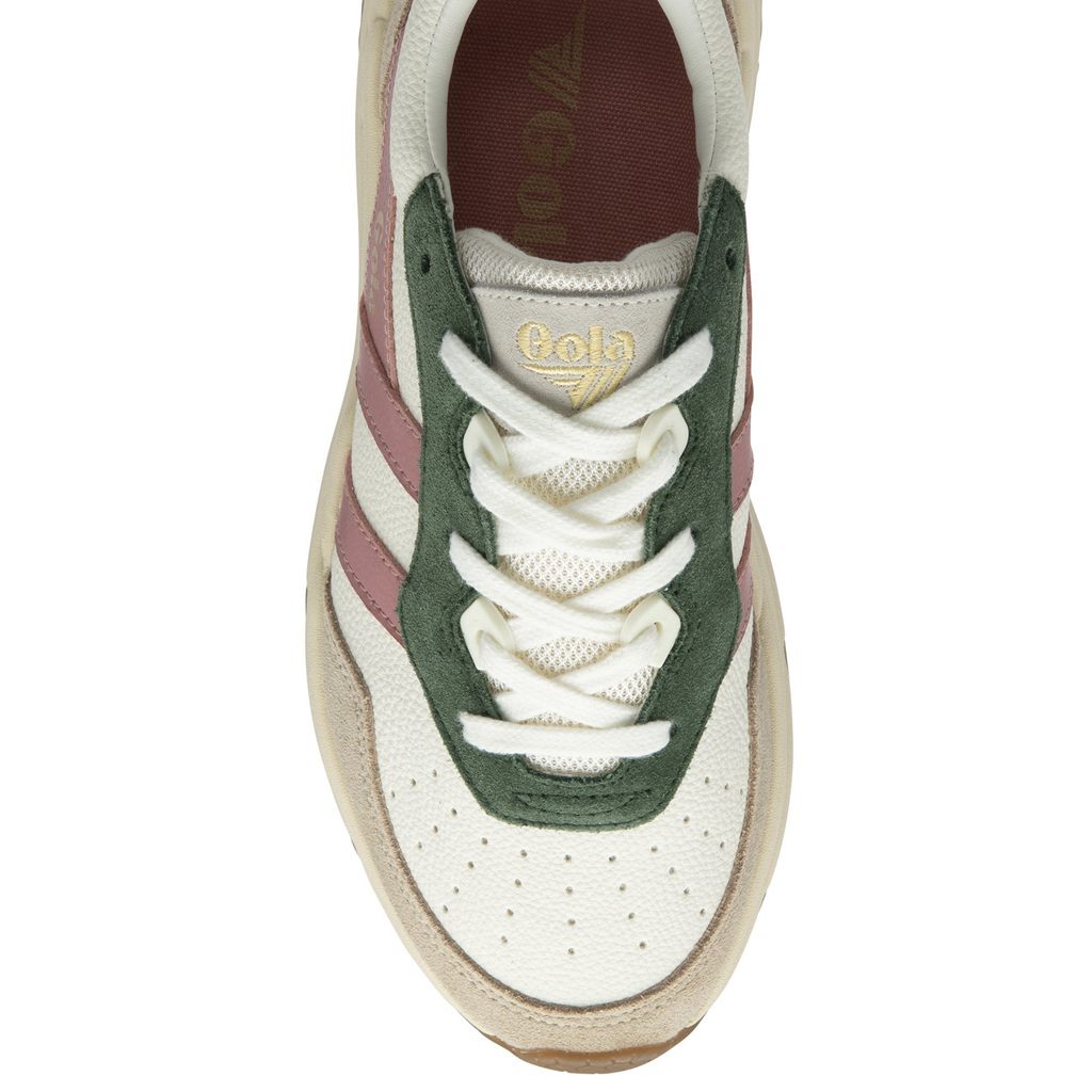 Gola Classics Saturn Quadrant Sneakers Białe Koralowe Różowe Polska | 3517XAKDI
