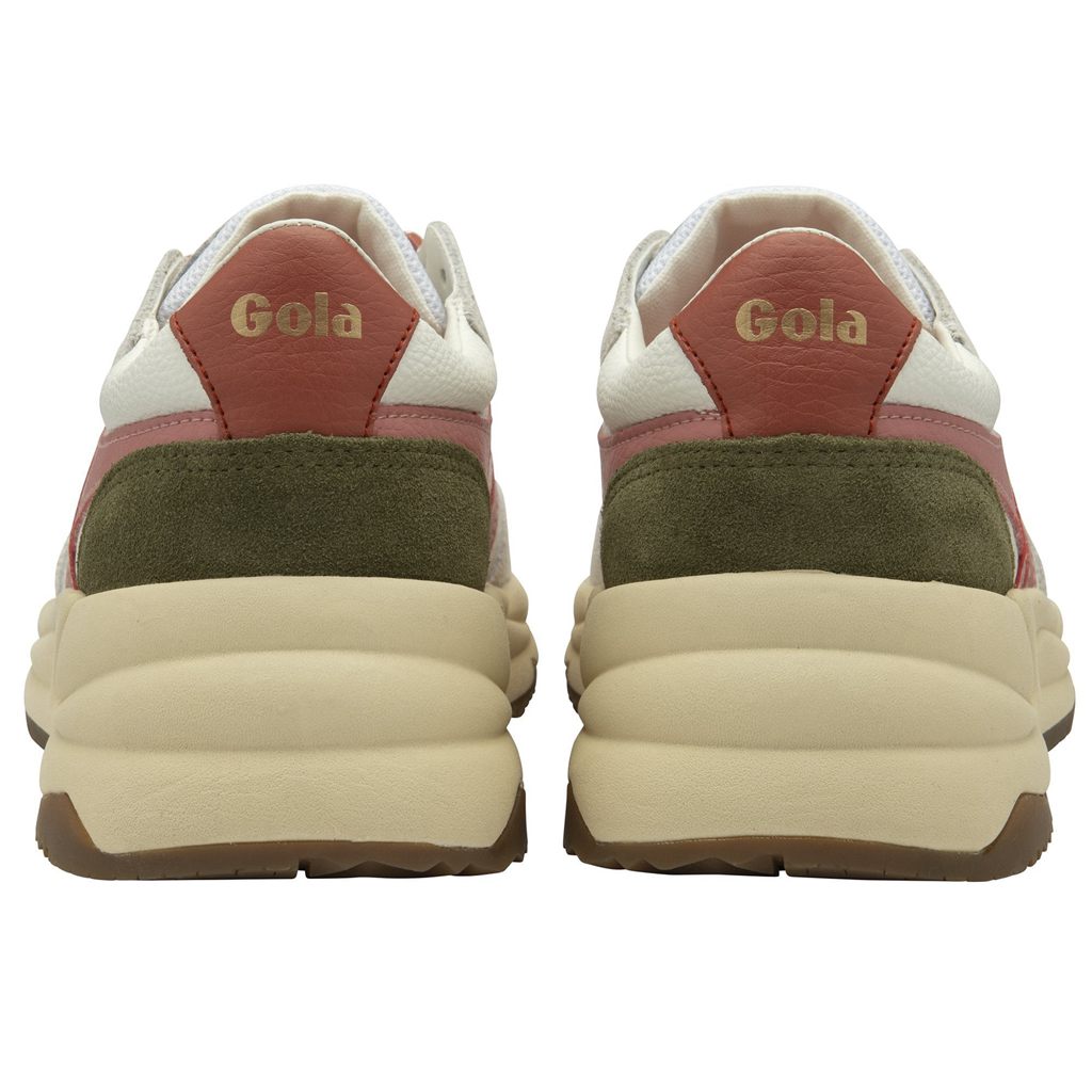 Gola Classics Saturn Sneakers Białe Koralowe Różowe Khaki Polska | 3984MJTZR