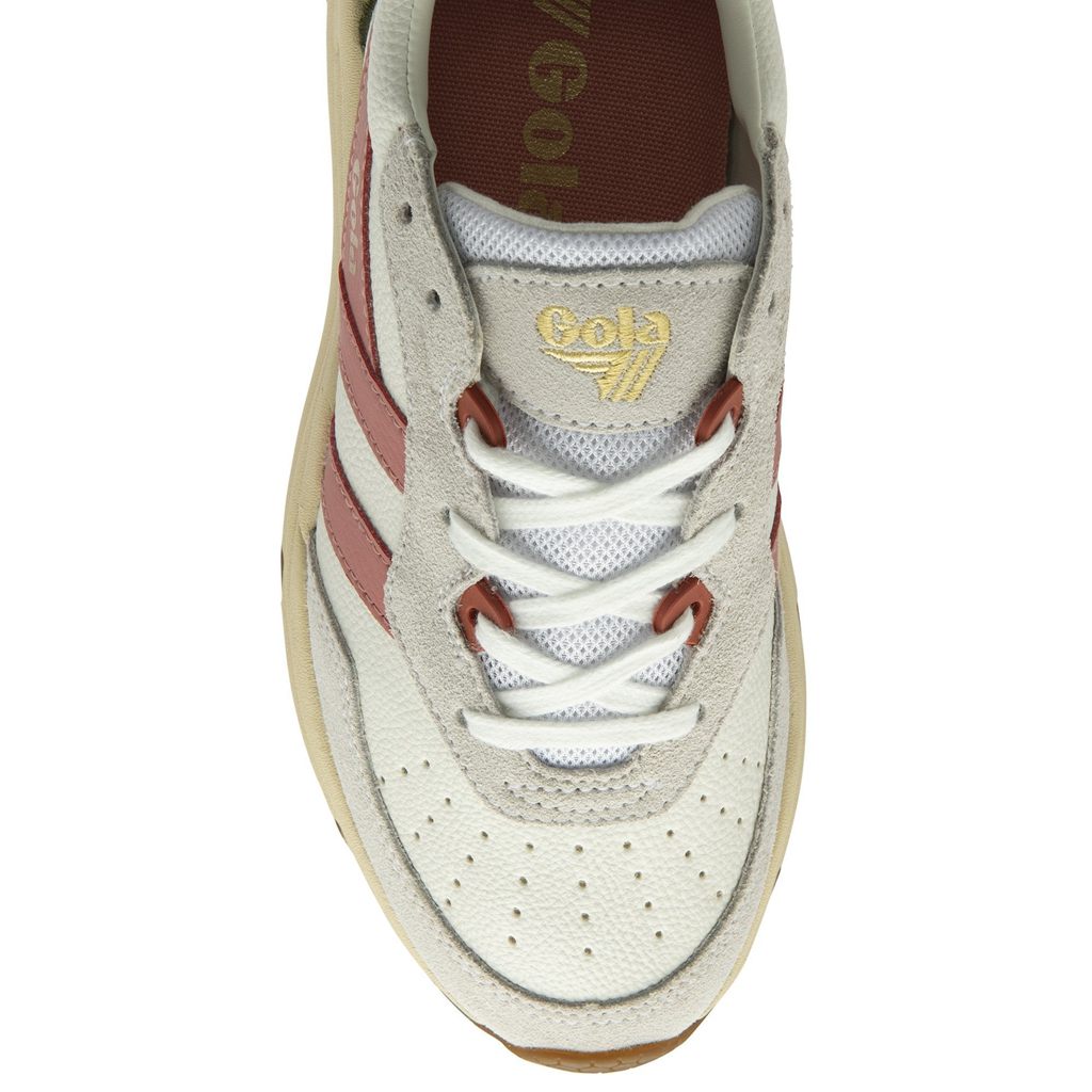 Gola Classics Saturn Sneakers Białe Koralowe Różowe Khaki Polska | 3984MJTZR
