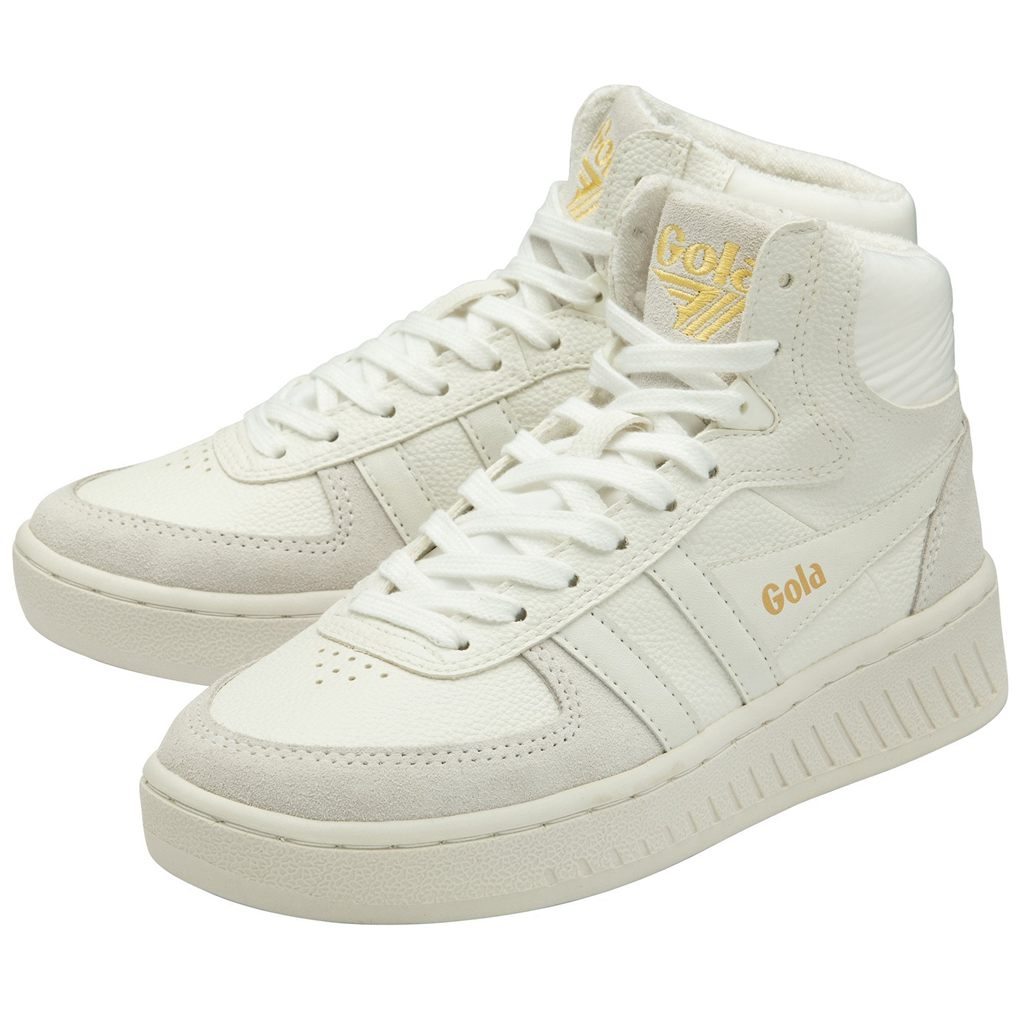 Gola Classics Slam Trident Sneakers Białe Białe Polska | 3594EDXIT