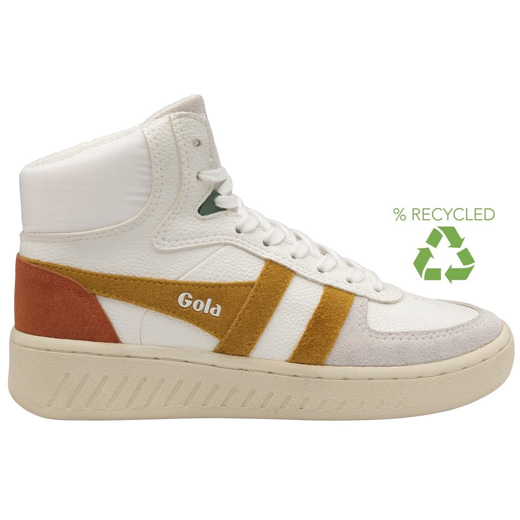 Gola Classics Slam Trident Sneakers Białe Pomarańczowe Polska | 9462RGFXY