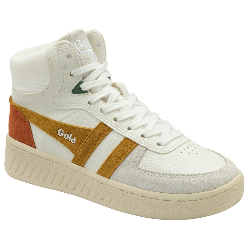 Gola Classics Slam Trident Sneakers Białe Pomarańczowe Polska | 9462RGFXY