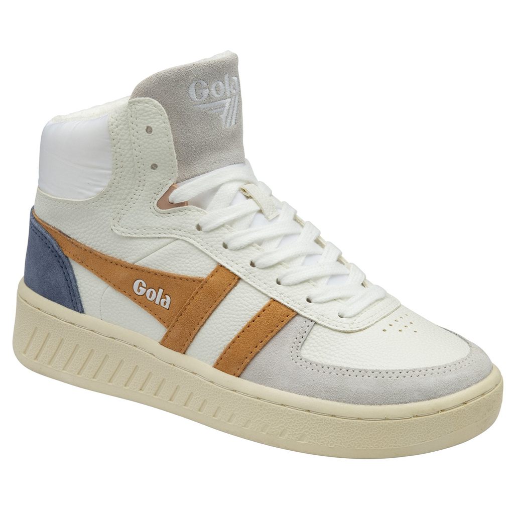 Gola Classics Slam Trident Sneakers Białe Polska | 1807MNUEB