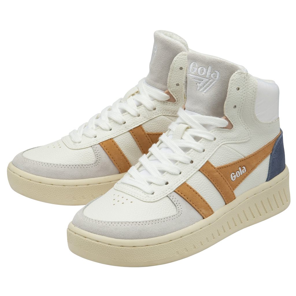 Gola Classics Slam Trident Sneakers Białe Polska | 1807MNUEB