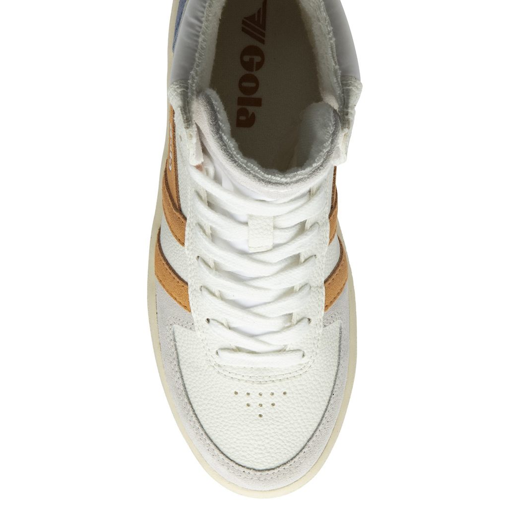Gola Classics Slam Trident Sneakers Białe Polska | 1807MNUEB
