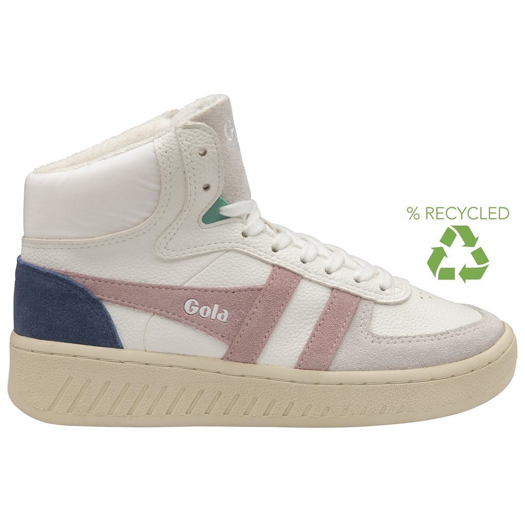 Gola Classics Slam Trident Sneakers Białe Różowe Polska | 4573HSFBU