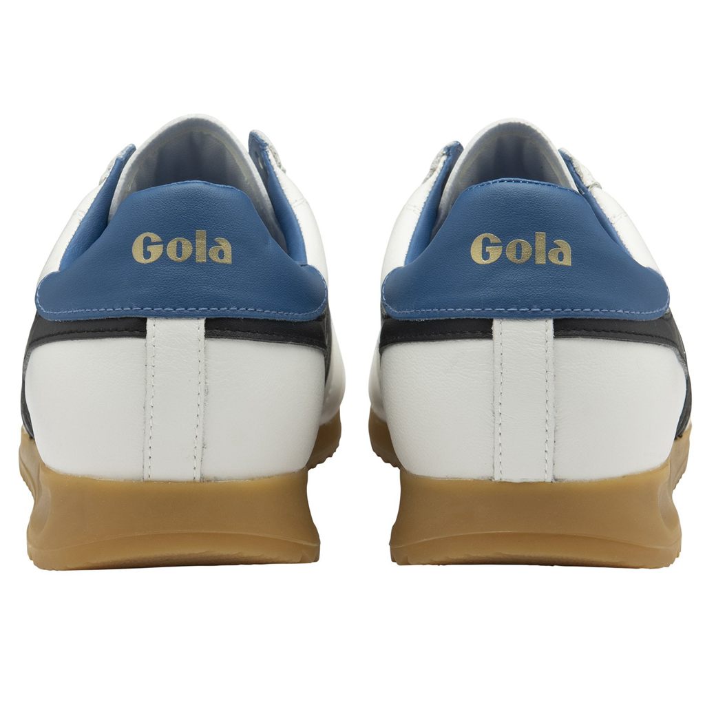 Gola Classics Stadium Sneakers Białe Czarne Niebieskie Polska | 7986IZATH