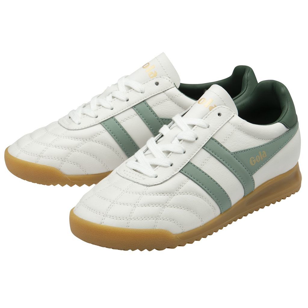 Gola Classics Stadium Sneakers Białe Zielone Polska | 5674XOFGE