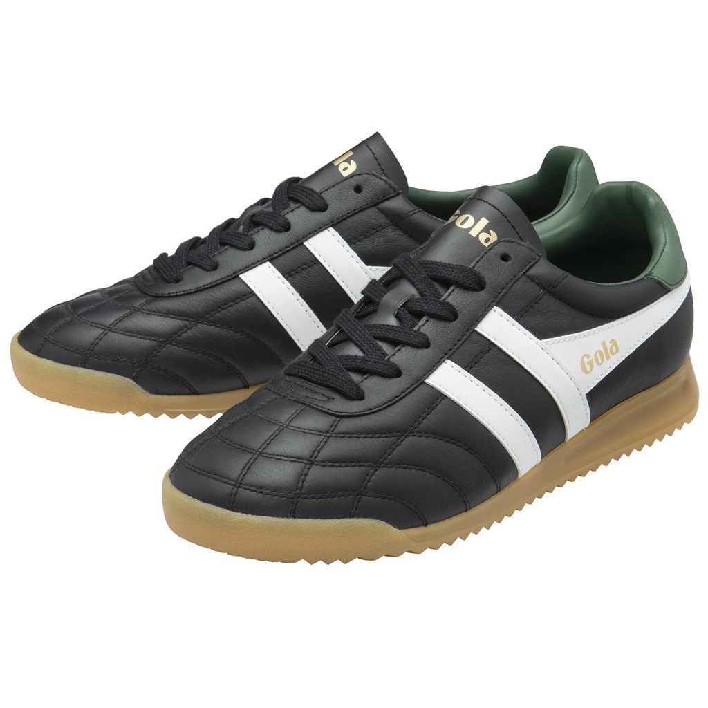Gola Classics Stadium Sneakers Czarne Białe Polska | 6354HNCDY