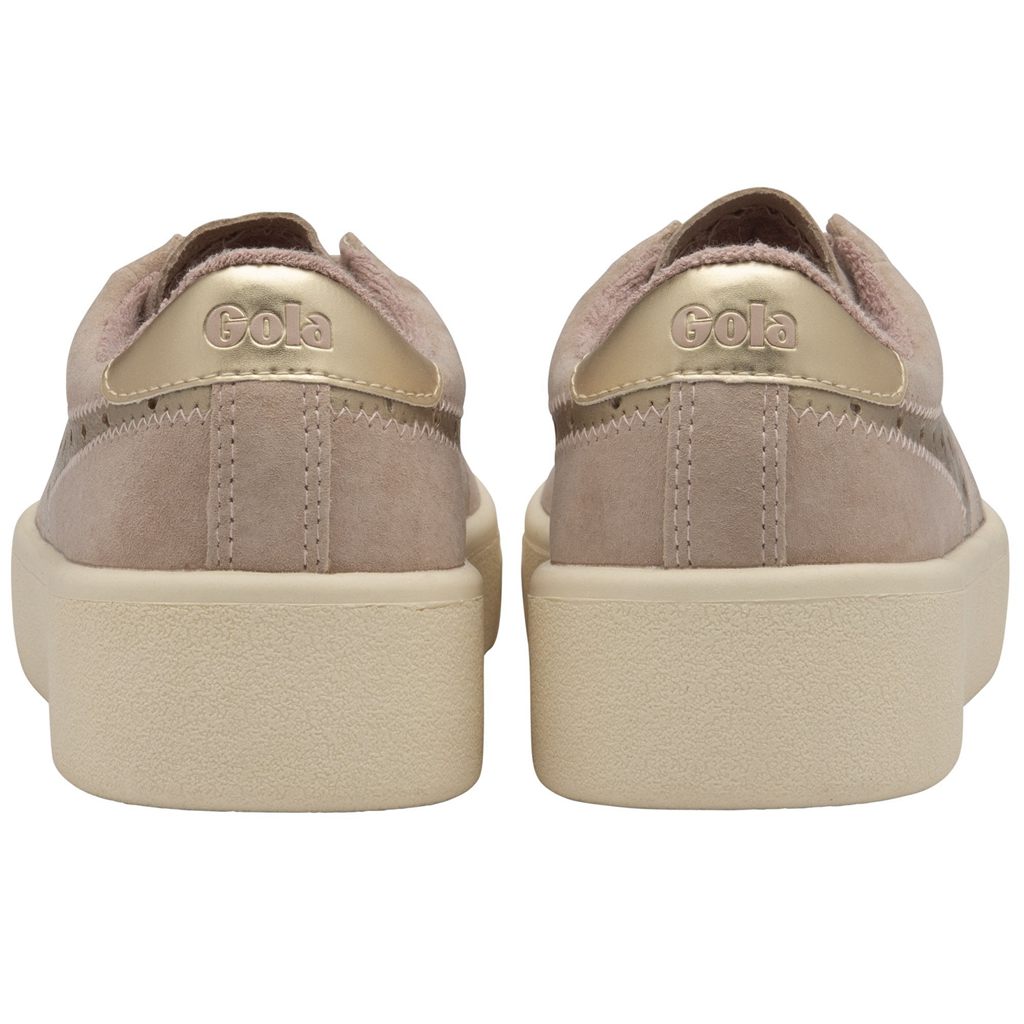 Gola Classics Super Court Metallic Sneakers Złote Polska | 6475QTFIX