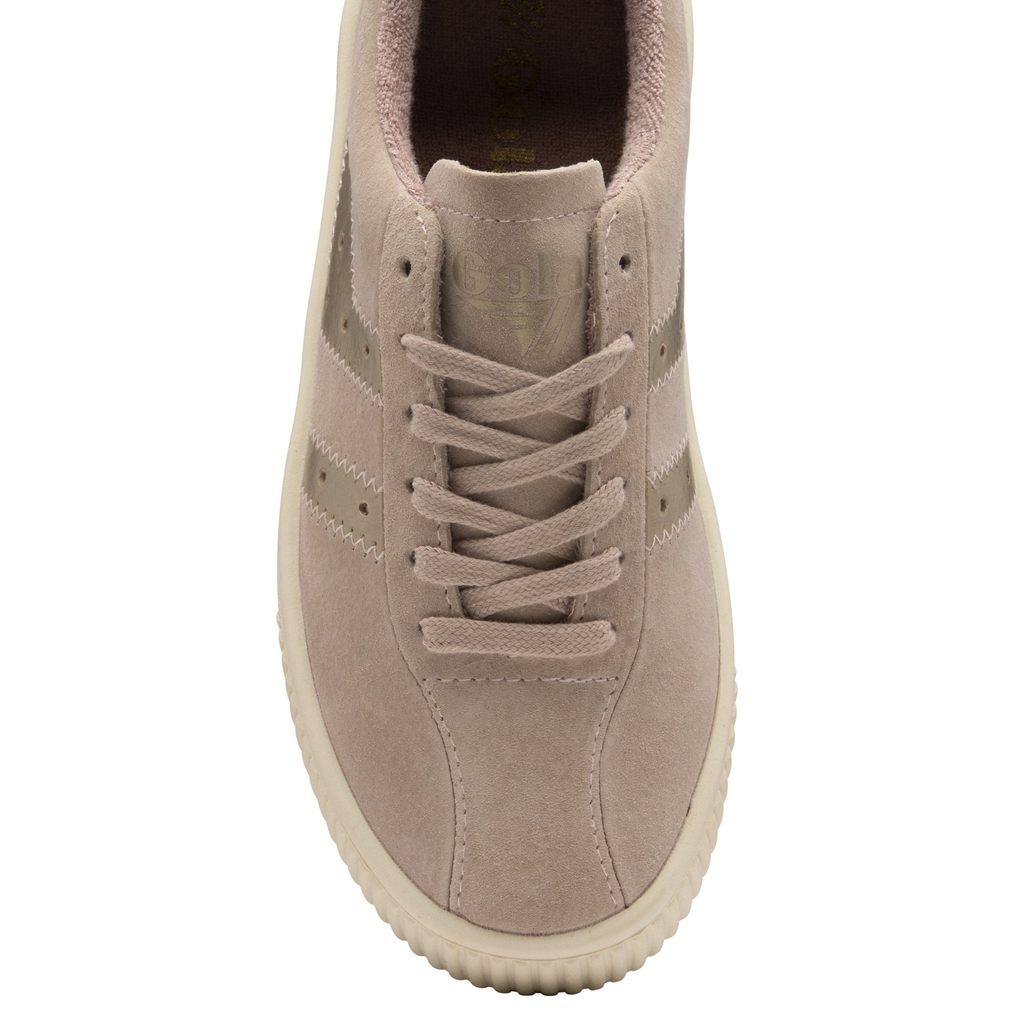 Gola Classics Super Court Metallic Sneakers Złote Polska | 6475QTFIX