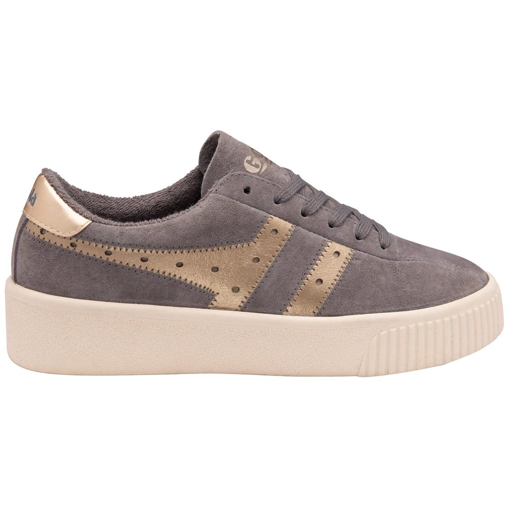 Gola Classics Super Court Metallic Sneakers Złote Polska | 9247DIMAO