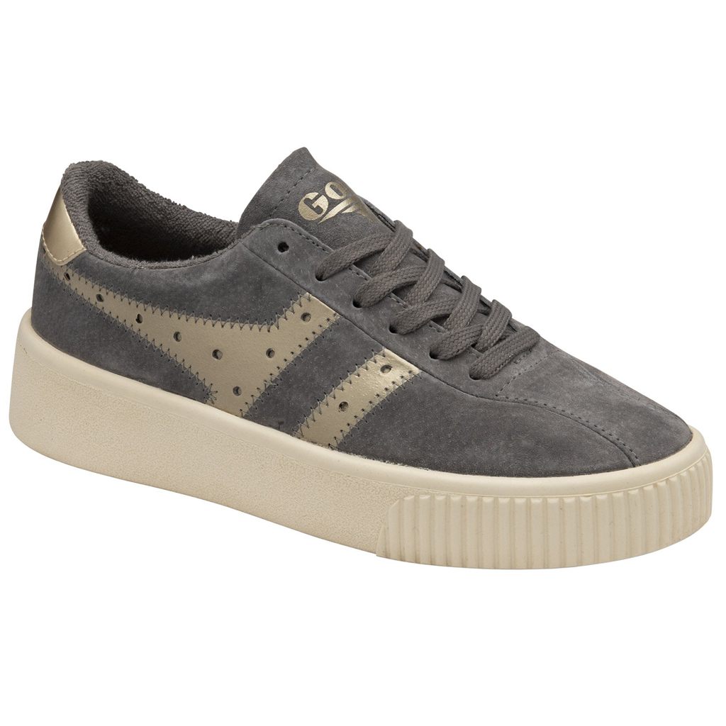 Gola Classics Super Court Metallic Sneakers Złote Polska | 9247DIMAO