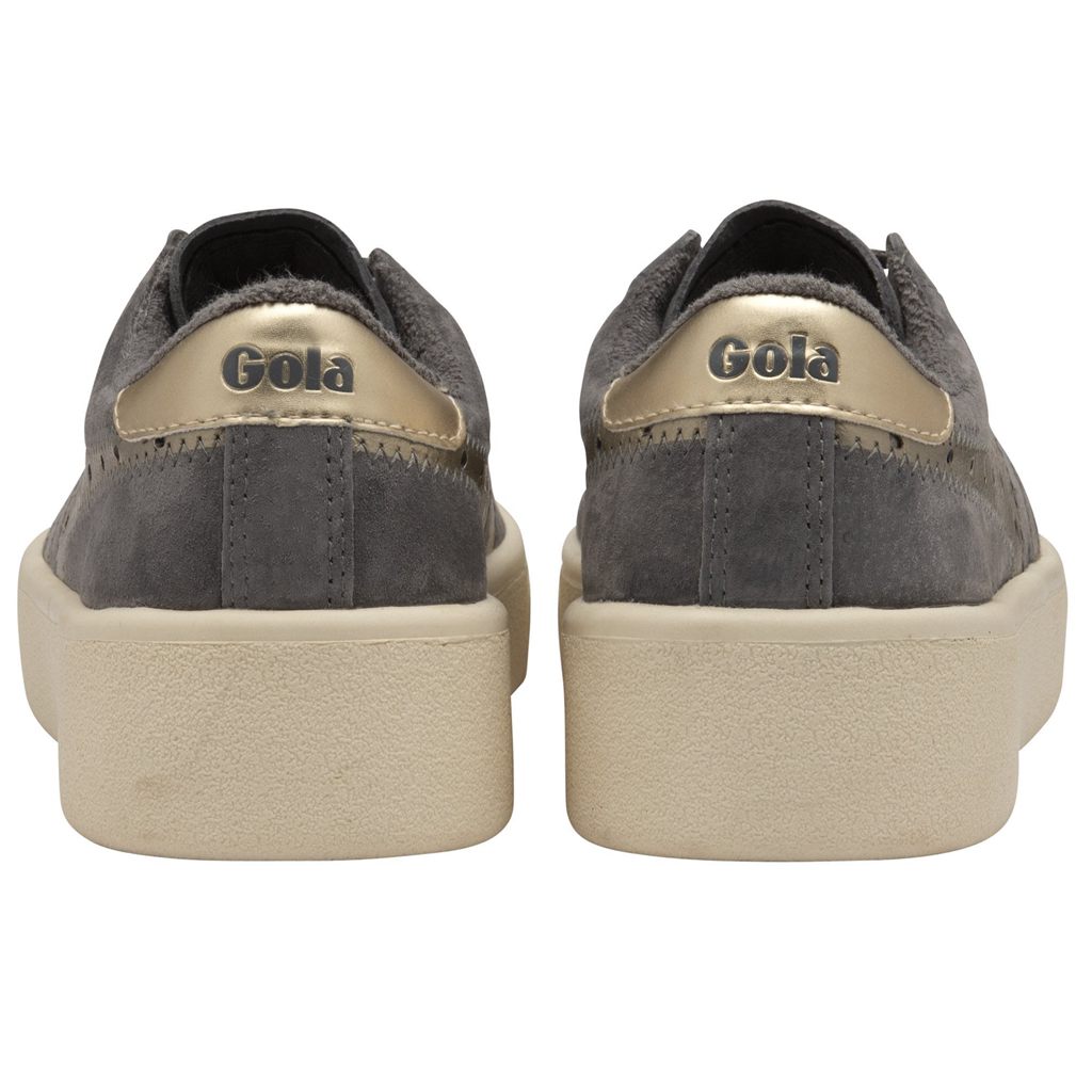 Gola Classics Super Court Metallic Sneakers Złote Polska | 9247DIMAO