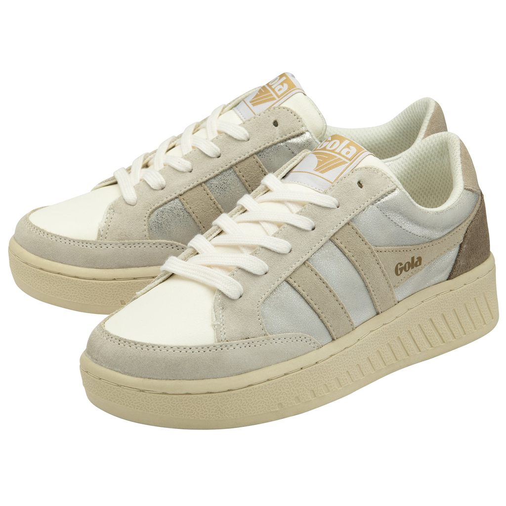 Gola Classics Superslam Blaze Sneakers Srebrne Szare Polska | 2598TFDQL