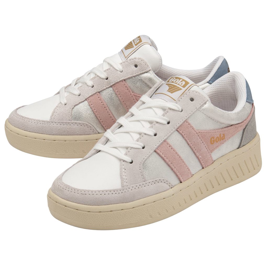 Gola Classics Superslam Blaze Sneakers Białe Różowe Polska | 8163PYROE