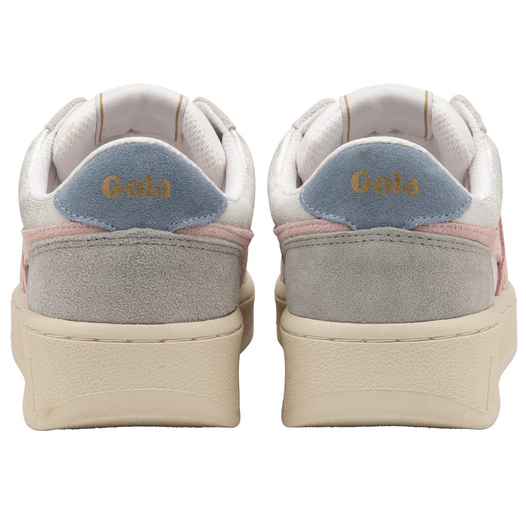 Gola Classics Superslam Blaze Sneakers Białe Różowe Polska | 8163PYROE