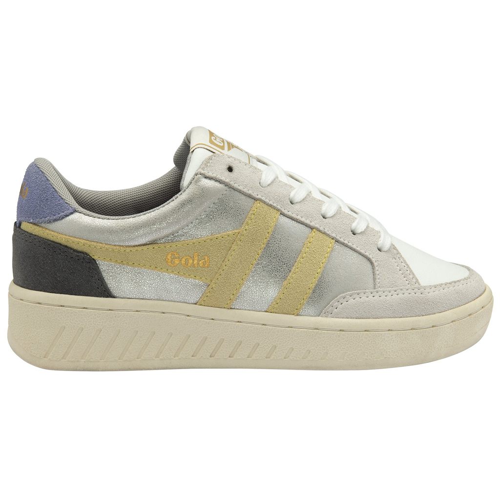Gola Classics Superslam Blaze Sneakers Srebrne Cytrynowy Lawenda Polska | 6137WRYIP