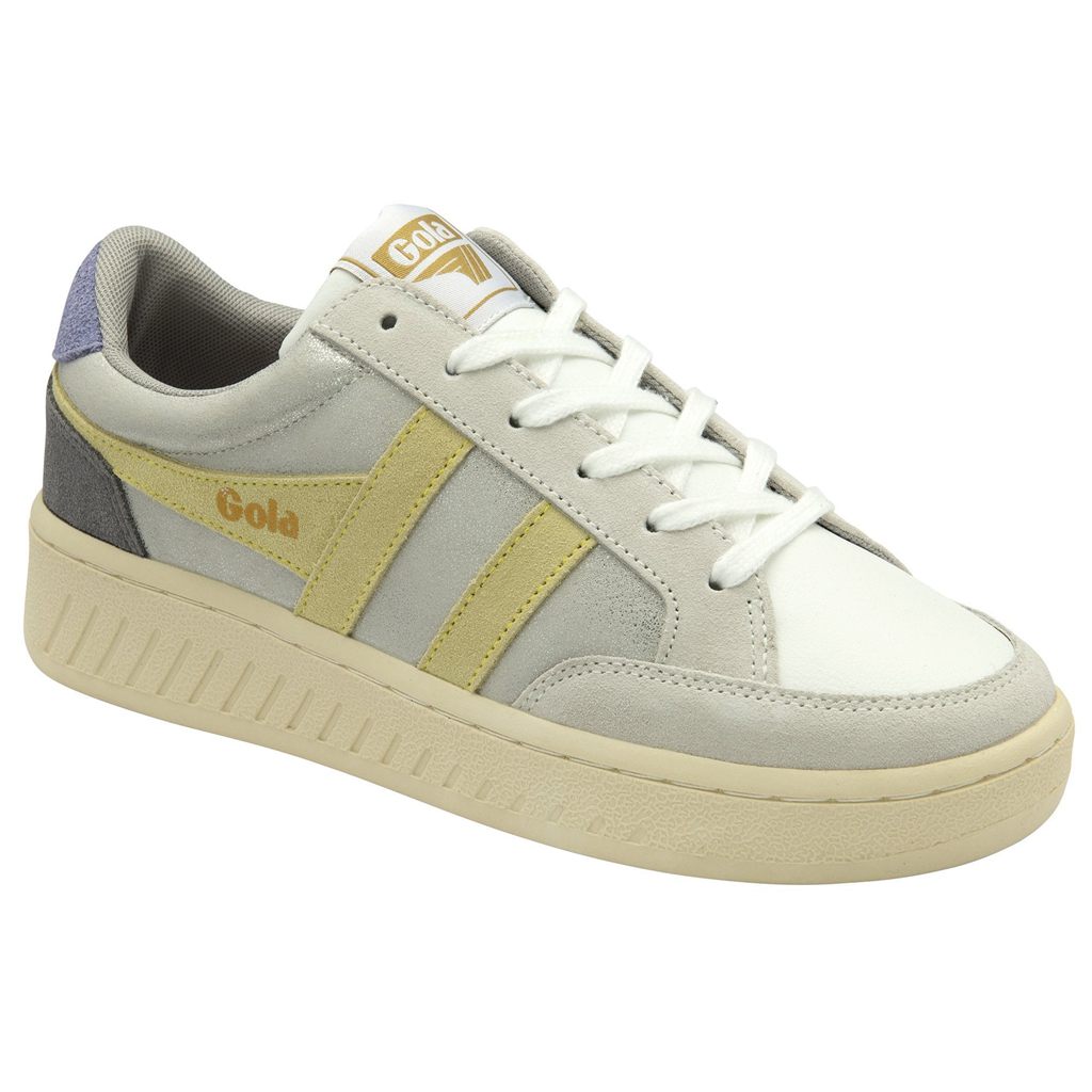 Gola Classics Superslam Blaze Sneakers Srebrne Cytrynowy Lawenda Polska | 6137WRYIP