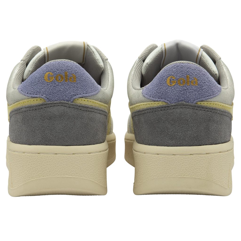 Gola Classics Superslam Blaze Sneakers Srebrne Cytrynowy Lawenda Polska | 6137WRYIP