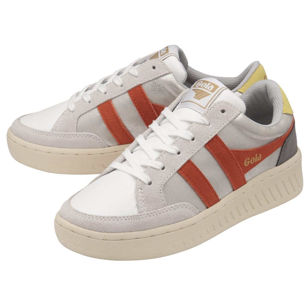 Gola Classics Superslam Blaze Sneakers Srebrne Koralowe Polska | 1452BNQSL