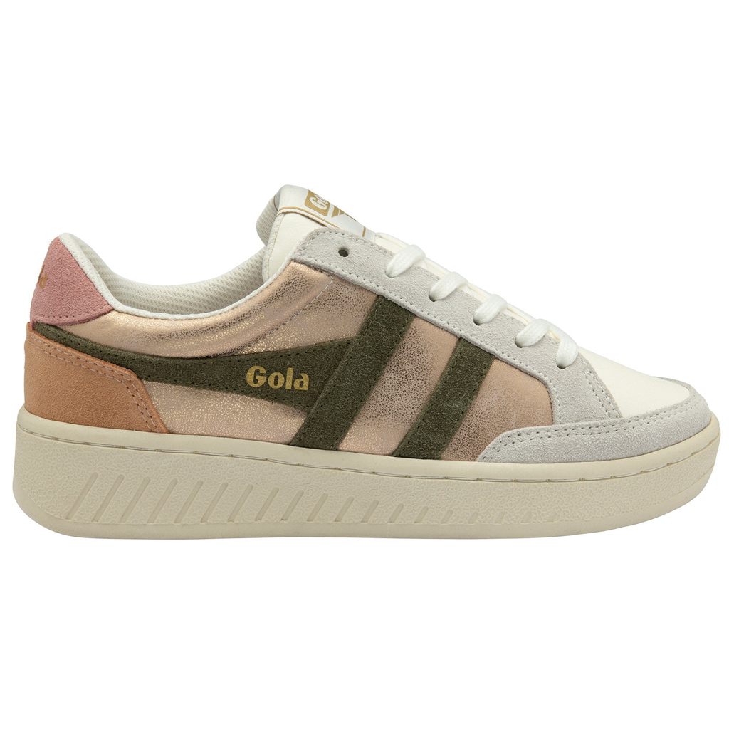Gola Classics Superslam Blaze Sneakers Różowe Złote Khaki Koralowe Różowe Polska | 5723IKNMW